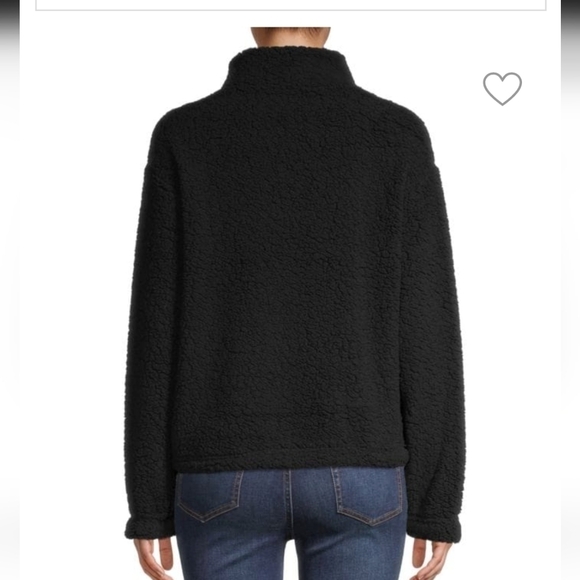 RD style, saks on 5th lightweight popover, sharpa pullover black Sz S - Picture 4 of 12